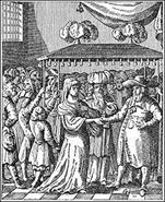 Holländskt bröllop på 1600-talet.
